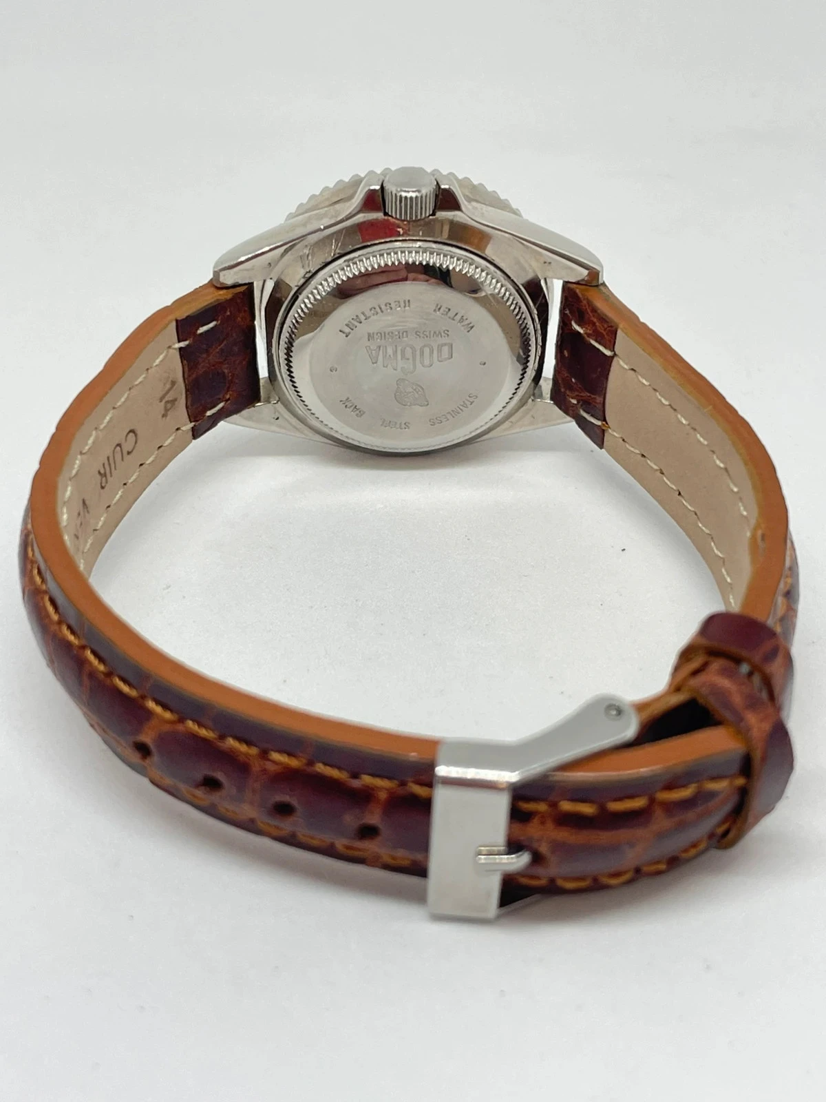 Relógio Marca Dogma Vintage Anos 90 em perfeito estado, pulseira nova Muito elegante – photo 15